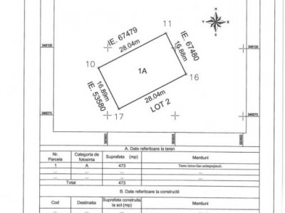 Teren Intravilan 600 mp, lângă lac, în Balotești