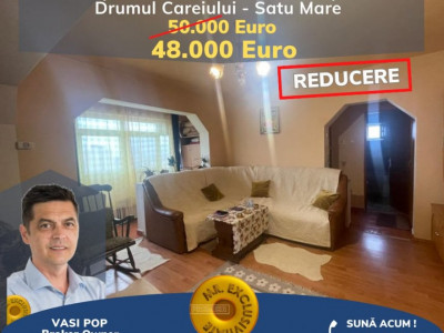 De vânzare apartament 2 camere Careiului