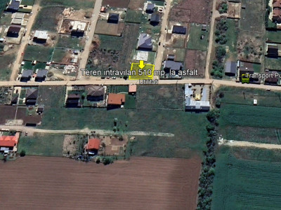 Teren Intravilan, Privighetorilor, 634 mp, la asfalt, cu utilitati, in Balotesti