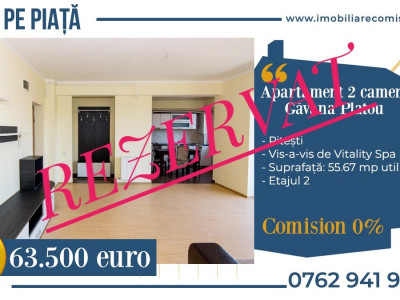 Apartament 2 camere Gavana Platou- Bloc Nou! Comision zero!