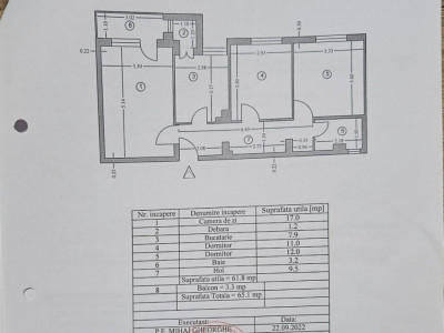 Apartament 3 Camere Ultracentral Pitești - cel mai mic pret pe mp util din zona