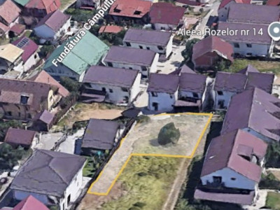 Teren intravilan 446 mp – Strada Pinilor, zonă exclusivistă foarte căutată