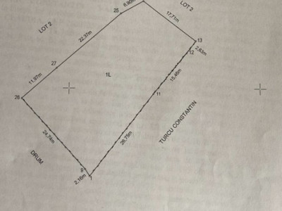Teren 969 mp intravilan la 10km de Pitesti, langa padure.