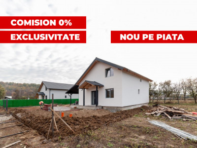 Casa noua P+M, cu teren de 500 mp, in Draganu, AG