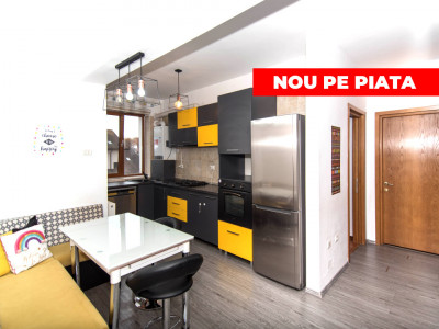 Apartament cochet cu 2 camere Gavana, mobilat si utilat, bloc 2010, Etaj 2