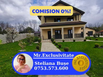 Casă P+1 modernă, complet echipată, cu teren mult, la Crasna