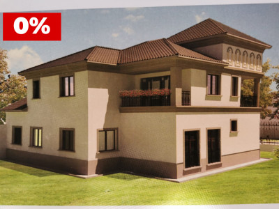 Casă la roșu de vânzare – Tărtășești- Teren 800 mp