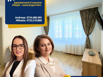 0% Comision Apartament 2 camere Pitești-Ceair-Expo Parc etaj 3!