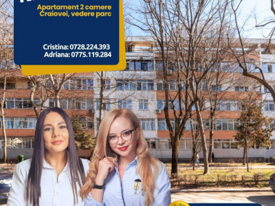  Apartament 2 camere Craiovei | Vedere parc | Centrala | Izolat termic