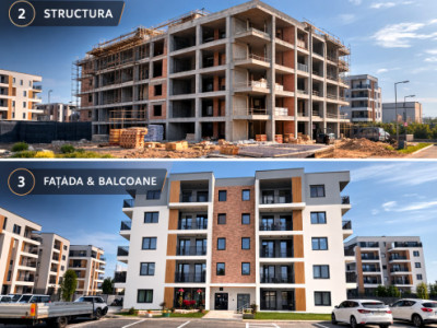 De vânzare apartament 2 camere Smarald City Satu Mare 