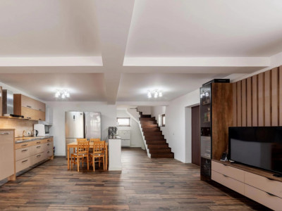 Casa moderna in Bradu - 3 camere,sauna proprie,mobilata ,