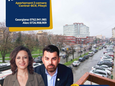 2 camere Centru Pitesti | etaj 1 | Parcul Finante| balcon spectaculos| 