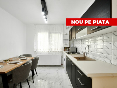 Apartament Gavana, 3 camere, etaj 1, renovat recent , zona Piata-0% comision