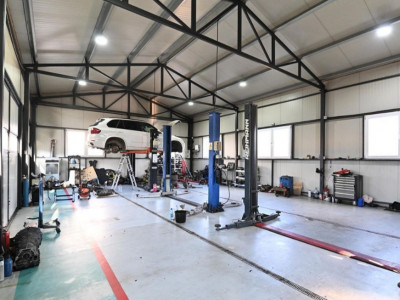 De vanzare proprietate Podari – 2 hale industriale + casa și spatiu recreativ