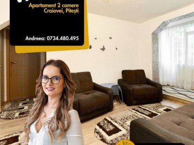 Apartament 2 camere Pitești zona Craiovei-parter!
